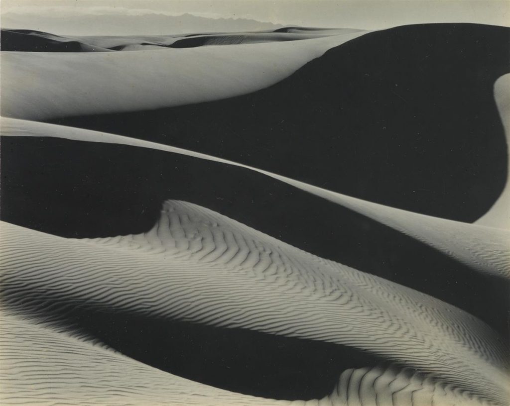 Edward & Brett Weston, Dunes, Oceano, silver print, 1936, printed circa 1953.